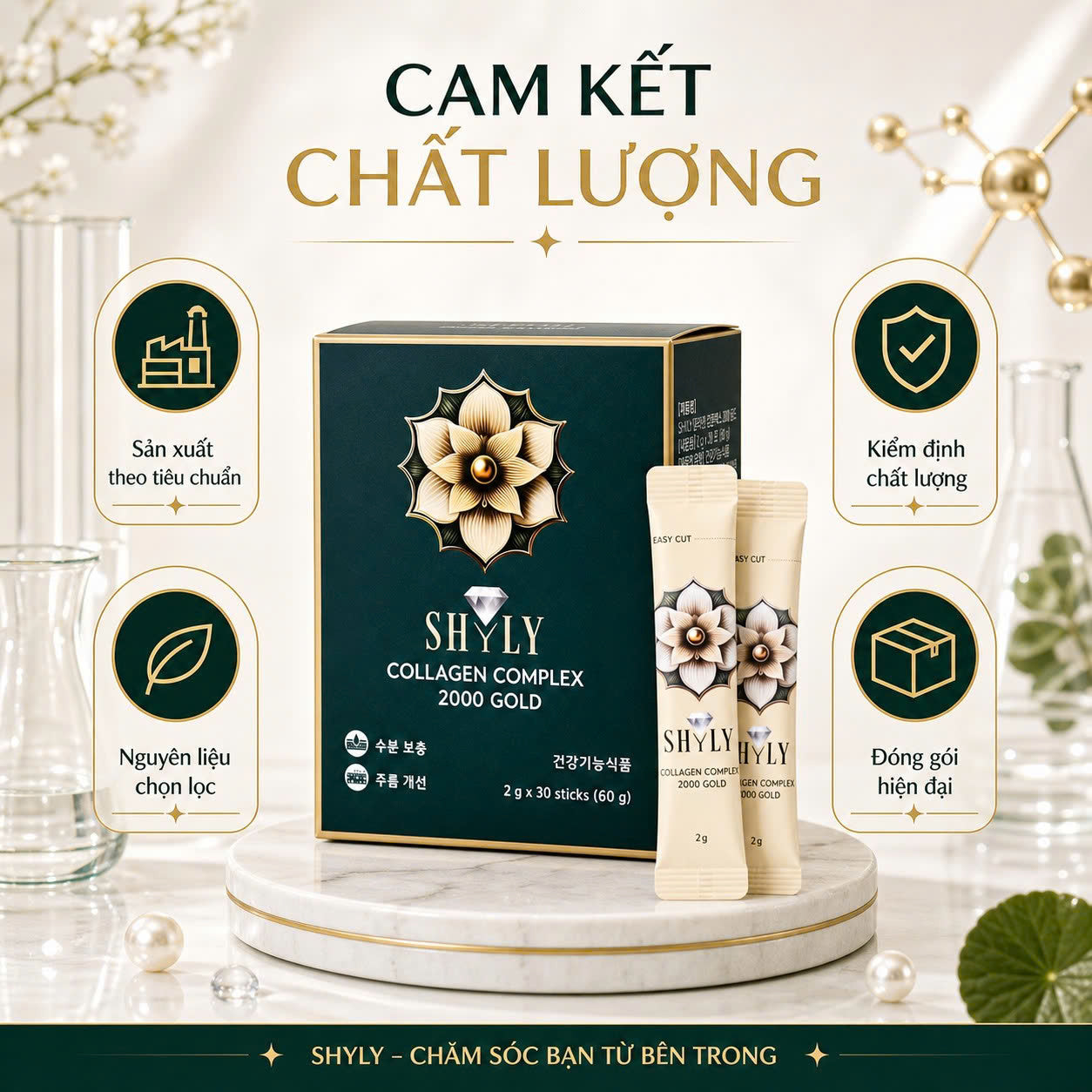 Thông tin định hướng chất lượng SHYLY Collagen